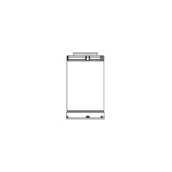 Majestic SLP12-BK 12 Inch Pipe Length - 4 Inch Diameter
