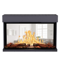 Modern Flames 48 Inch Nova Clear Built-In Wall See-Through Electric Fireplace