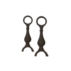 Napoleon Black Andirons