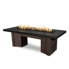 The Outdoor Plus 60 Inch Composite Alameda Fire Table - Low Voltage Ignition