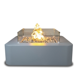 The Outdoor Plus 36 Inch Copper Vein Bayside Gas Fire Pit