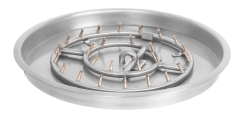 The Outdoor Plus 25 Inch Drop-In Round Bullet Burner Kit with Flame Sense