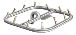 The Outdoor Plus 24 Inch Square Bullet Burner