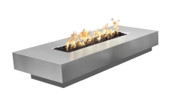 The Outdoor Plus 56 Inch Linear Stainless Steel Cabo Gas Fire Pit