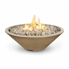 The Outdoor Plus 60 Inch GFRC Narrow Ledge Cazo Gas Fire Pit