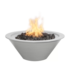 The Outdoor Plus 36 Inch Stainless Steel Cazo Gas Fire Bowl