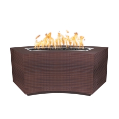 The Outdoor Plus 60 Inch Hammered Copper Dixie Gas Fire Pit