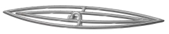 The Outdoor Plus 24 Inch Stainless Steel Fish Eye Fire Pit Burner