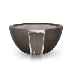 The Outdoor Plus 30 Inch GFRC Luna Water Bowl