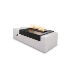 The Outdoor Plus 60 Inch Black and White Moonstone Gas Fire Pit