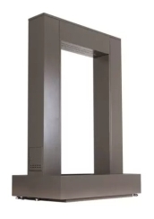 The Outdoor Plus 60 Inch Paradise Falls Corten Steel Rainfall Fountain