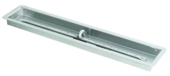 The Outdoor Plus 72 x 6 Inch Rectangle Drop-In Linear Burner Kit