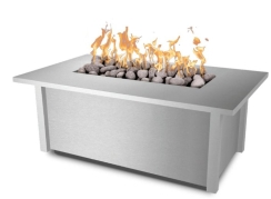 The Outdoor Plus 60 Inch Stainless Steel Salinas Gas Fire Table
