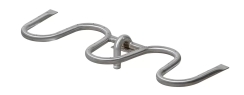 The Outdoor Plus 24 x 7 Inch Stainless Steel Switchback Fire Pit Burner