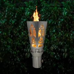 The Outdoor Plus 8 Inch Mosaic II Top Lite Gas Torch