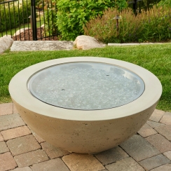 Outdoor Greatroom Company 30 Inch Grey Cover for Round Glass Burners