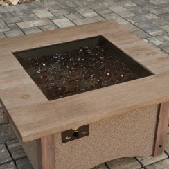 Outdoor Greatroom Company 24 Inch Grey Cover for Square Glass Burners