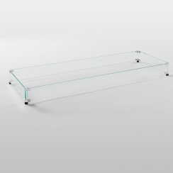 Outdoor Greatroom Company Glass Wind Guard for 12 x 64 Inch Burners