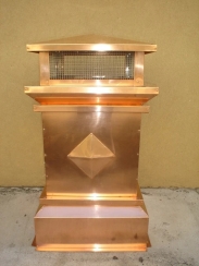 American Chimney Shroud 20 x 36 Inch P6 Kynar Chimney Pot