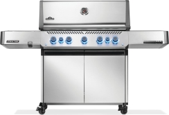 Napoleon Grills 74 Inch Prestige 665 Gas Grill Cart with Infrared Side and Rear Burners