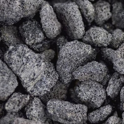 Prism Hardscapes 3/4 Inch Black Lava Rocks - 25 Pound Bag