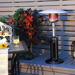 Costway 38 Inch Portable Tabletop Propane Patio Heater