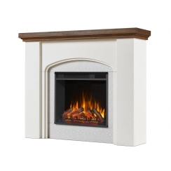 Real Flame 50 Inch Anika Electric Fireplace with Mantel