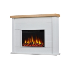 Real Flame 49 Inch Marshall Slim Electric Fireplace with Mantel