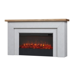 Real Flame 68 Inch Malie Standard Landscape Electric Fireplace with Mantel
