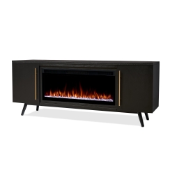 Real Flame 72 Inch Morris Landscape Smart Electric Fireplace TV Stand