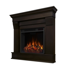 Real Flame 41 Inch Chateau Corner Electric Fireplace with Mantel