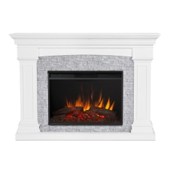 Real Flame 63 Inch Deland Grand Electric Fireplace with Mantel