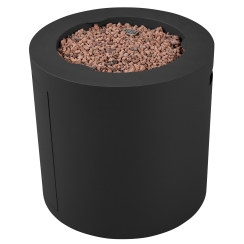 Real Flame 24 Inch Aegean Propane Fire Table with Lid