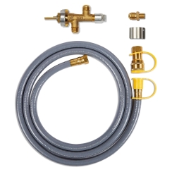Real Flame Natural Gas Conversion Kit for Oval Riverside Fire Bowls