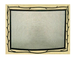Dagan Branch and Bowed Freestanding Fireplace Panel Screen