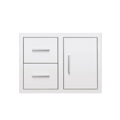 Summerset 30 Inch Hidden Hinge Two Drawer and Access Door Combo