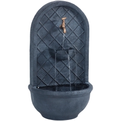 Sunnydaze 26 Inch Messina Solar Wall Fountain