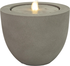 Sunnydaze Textured Oval Outdoor Bubble Fountain