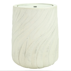 Sunnydaze Textured Spiral Outdoor Bubble Fountain