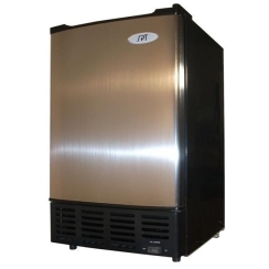 Sunpentown Stainless Steel Under-Counter Ice Maker with Freezer