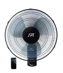 Sunpentown 16 Inch Wall Mount Fan with Remote Control