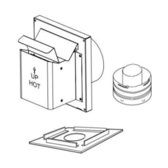 Superior Secure Flex Compact Termination for DRT2000 and DRC2000 Fireplaces