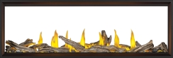 Napoleon 74 Inch See-Through Tall Linear Vector Direct Vent Natural Gas Fireplace