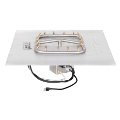 The Outdoor Plus 18 Inch Square Flat Pan Bullet Burner Kit