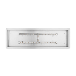 The Outdoor Plus 60 x 12 Inch Rectangular Drop-In H-Style Bullet Burner Kit