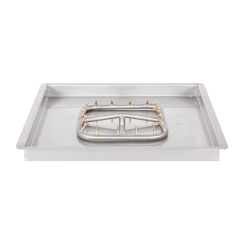 The Outdoor Plus 12 Inch Drop-In Square Bullet Burner Kit