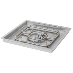 The Outdoor Plus 48 Inch Drop-In Square Bullet Burner Kit