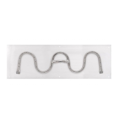 The Outdoor Plus 48 x 18 Inch Switchback Rectangular Flat Pan Burner Kit