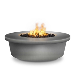 The Outdoor Plus 48 Inch Stainless Steel Tempe Gas Fire Pit