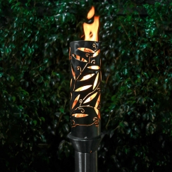 The Outdoor Plus 4 Inch Havana TOP Base Gas Fire Torch